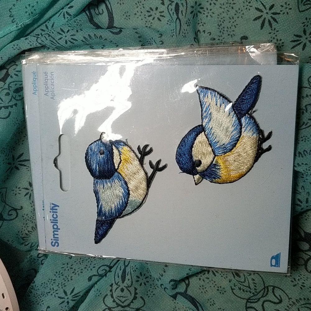 14 pieces Bluebird Appliques I have 7 sets of two or 14 birds. I